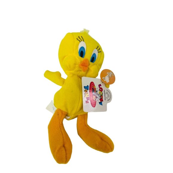 Looney Tunes Tweety Suction Cup Plush Bean Bag Yellow Orange 8in - Picture 10 of 15